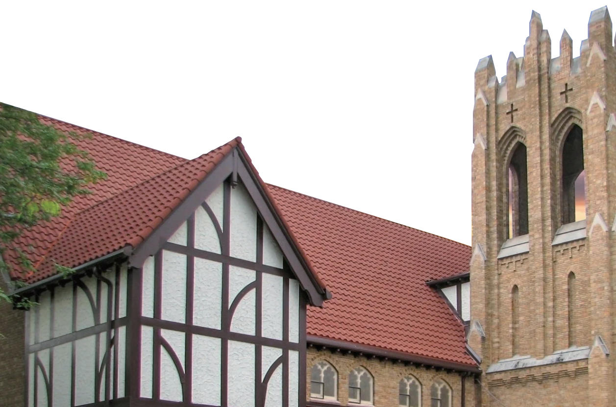  Ethiopia Deep Roman Color Stone Coated Metal Roof Tile Project